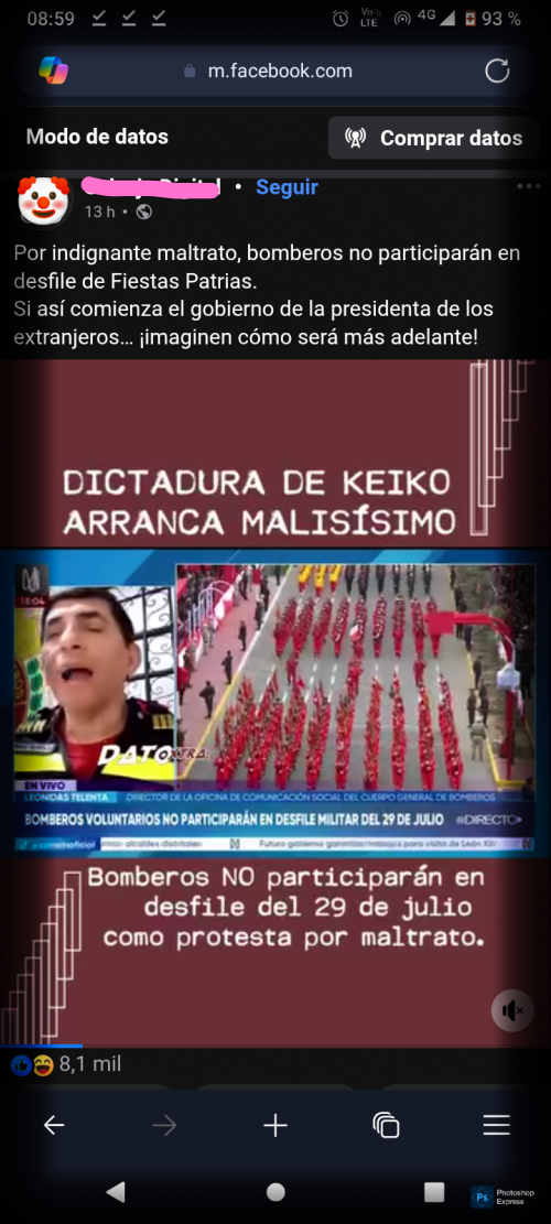 Te Explico lo de Los bomberos en el desfile por Fiestas Patrias