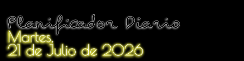 Planificador Diario - Martes, 21 de Julio de 2026