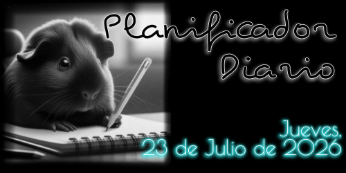 Planificador Diario: Jueves, 23 de Julio de 2026