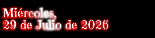Miércoles, 29 de Julio de 2026