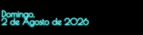 Domingo, 2 de Agosto de 2026