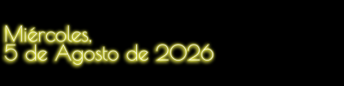 Miércoles, 5 de Agosto de 2026