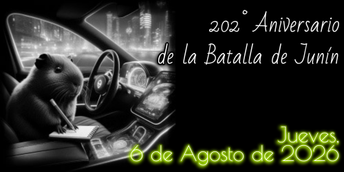 Jueves, 6 de Agosto de 2026