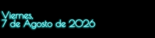 Viernes, 7 de Agosto de 2026
