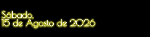 Journal: Sábado, 15 de Agosto de 2026