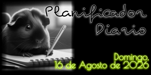 Planificador Diario: Domingo, 16 de Agosto de 2026