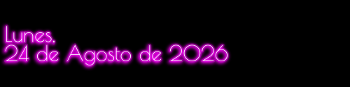 Journal: Lunes, 24 de Agosto de 2026