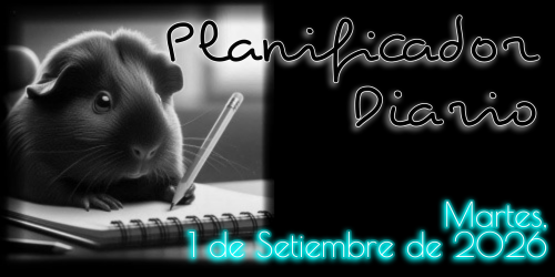Planificador Diario: Martes, 1 de Setiembre de 2026