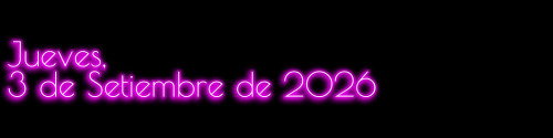 Journal: Jueves, 3 de Setiembre de 2026