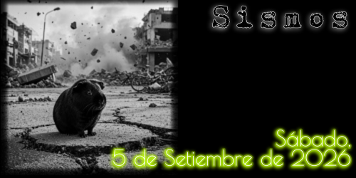 Sismos: Sábado, 5 de Setiembre de 2026