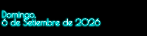 Journal: Domingo, 6 de Setiembre de 2026