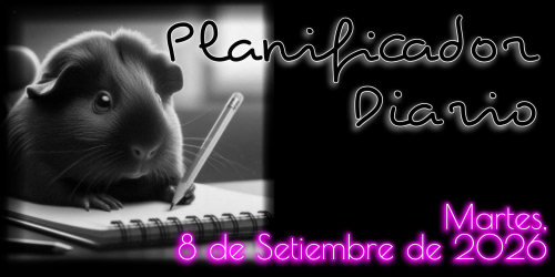 Planificador Diario: Martes, 8 de Setiembre de 2026