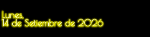Journal: Lunes, 14 de Setiembre de 2026