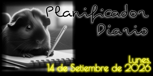 Planificador Diario: Lunes, 14 de Setiembre de 2026