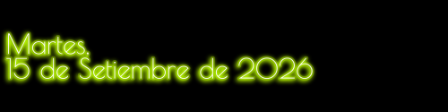 Journal: Martes, 15 de Setiembre de 2026