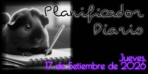 Planificador Diario: Jueves, 17 de Setiembre de 2026