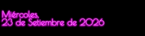 Journal: Miércoles, 23 de Setiembre de 2026