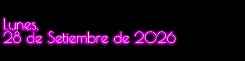 Journal: Lunes, 28 de Setiembre de 2026