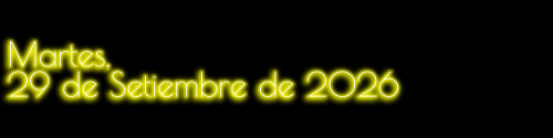 Journal: Martes, 29 de Setiembre de 2026