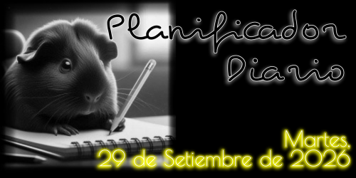 Planificador Diario: Martes, 29 de Setiembre de 2026