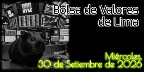 Bolsa de Valores de Lima: Miércoles, 30 de Setiembre de 2026