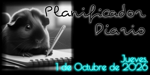 Planificador Diario: Jueves, 31 de Setiembre de 2026