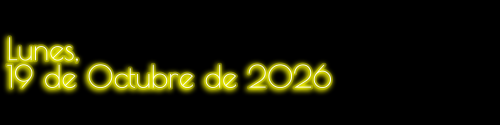 Journal: Lunes, 19 de Octubre de 2026
