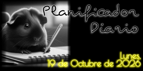 Planificador Diario: Lunes, 19 de Octubre de 2026