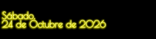 Journal: Sábado, 24 de Octubre de 2026