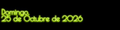 Journal: Domingo, 25 de Octubre de 2026