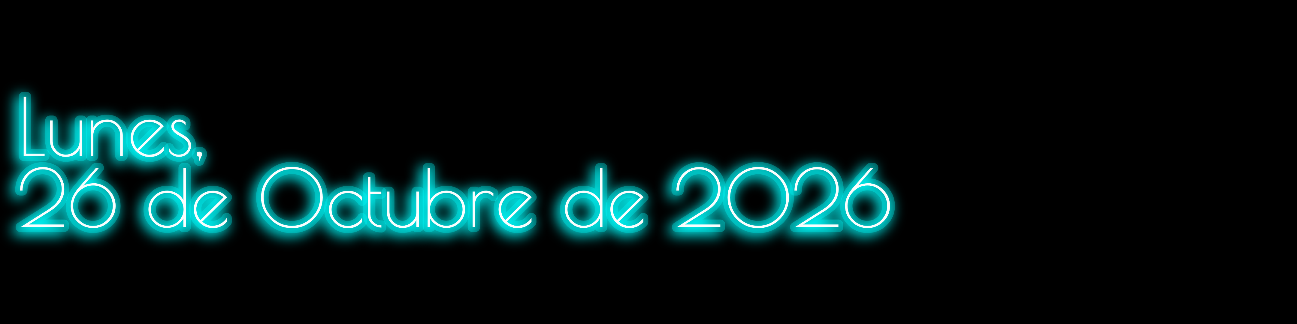 Journal: Lunes, 26 de Octubre de 2026